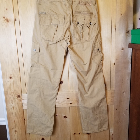 Coogi Cotton Khaki Cargo Pants - Picture 7 of 16